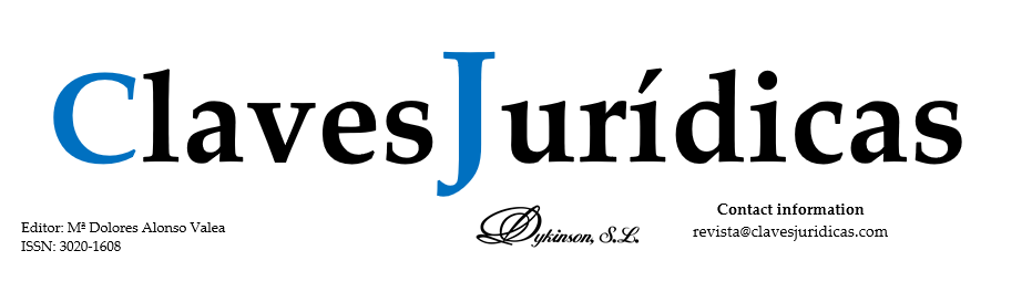 Journal masthead. Editor: Mª Dolores Alonso Valea. ISSN: 3020-1608